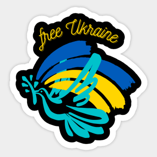 free Ukraine Sticker